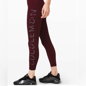 Lululemon Wunder Under High-Rise Tight 25" *Lunar New Year Garnet  Sz 4